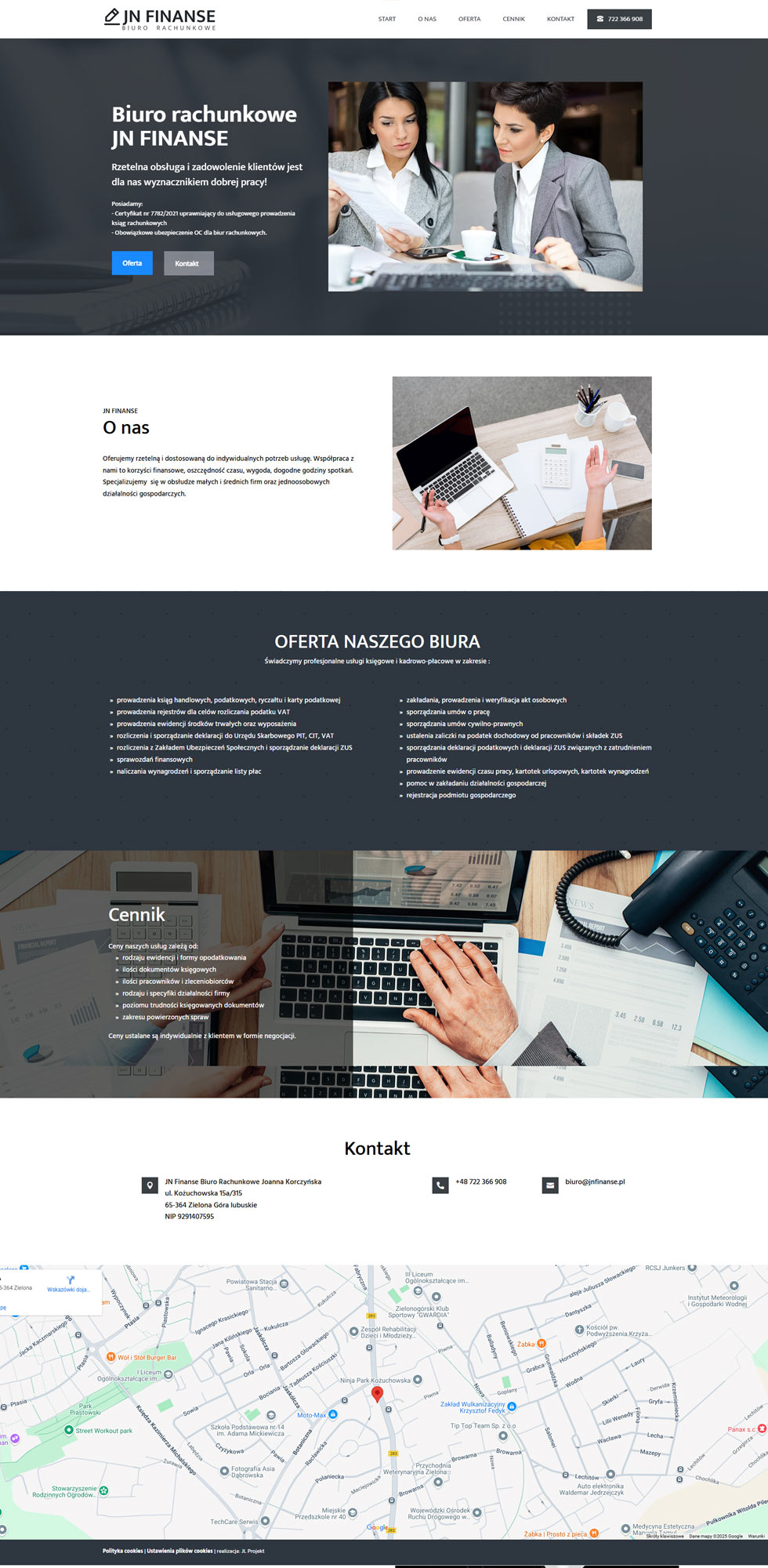 one page divi